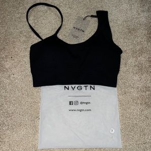 NVGTN Black Streamline Seamless Bra